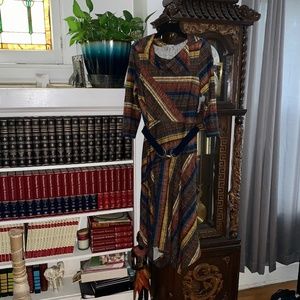 Beautiful Danny and Nicole Maxi Dress w/ Belt Size 10